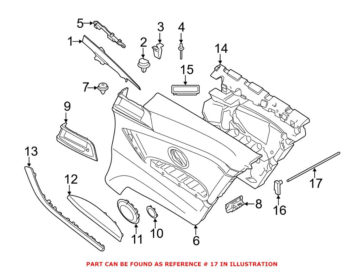 BMW Courtesy Light - Rear Driver Left 63319248667